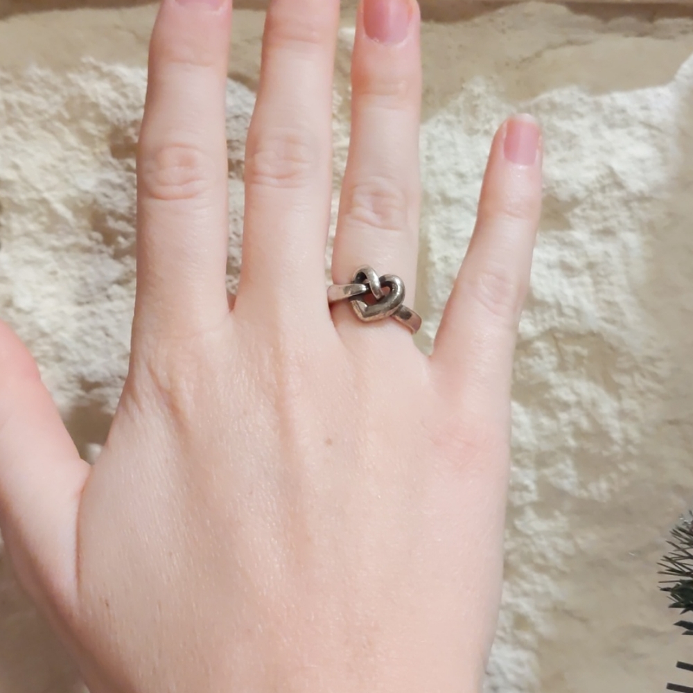 James Avery Silver Heart Ring